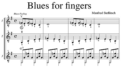 blues for fingers